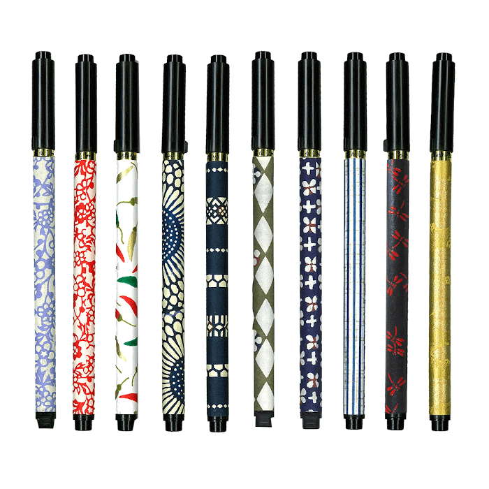 Japanese Calligraphy Brush Pen 20pcs Set  Omotenashi Square – Omotenashi  Square, LLC