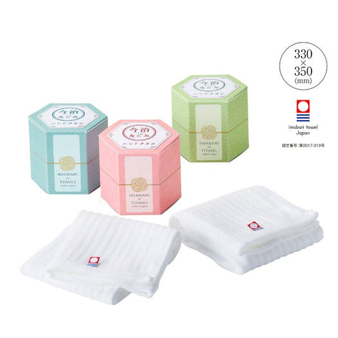 Japanese Imabari Hand Towels Set- Omotenashi Square