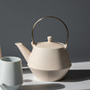 Japanese Modern Design Teapot Mino Ware- Omotenashi Square