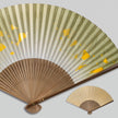 Japanese Folding Fans with Gold Leaf- Omoetnashi Square