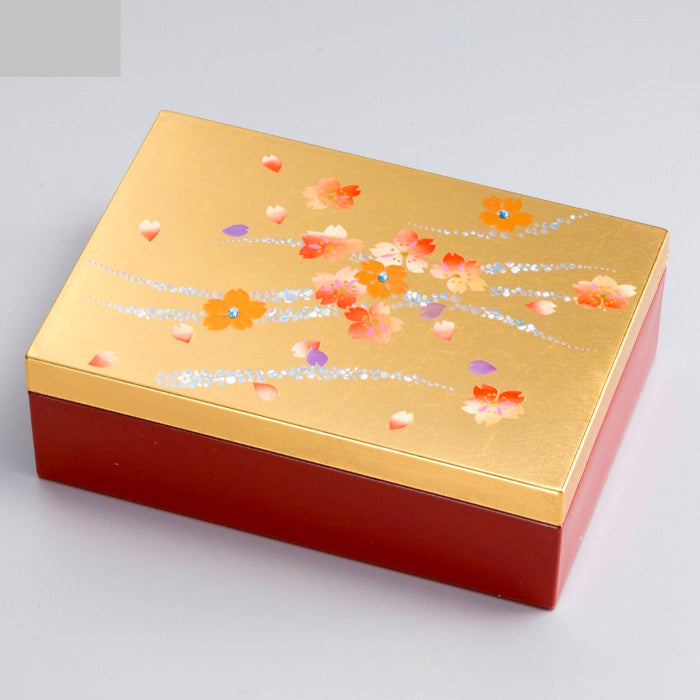Japanese Jewelry Box Gold -Omotenashi Square