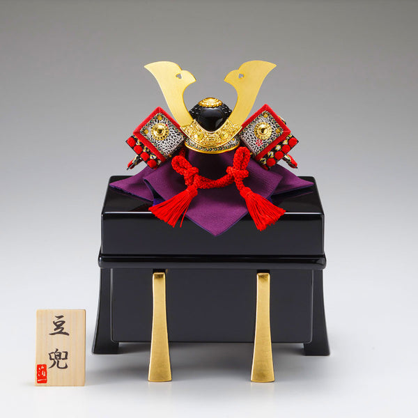Japanese Samurai Mini Size Helmet (GOGATSU-NINGYOU)