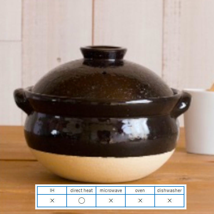 Japanese Donabe Pot (Clay Rice Cooker Pot) IGA-WARE - Omotenashi Square
