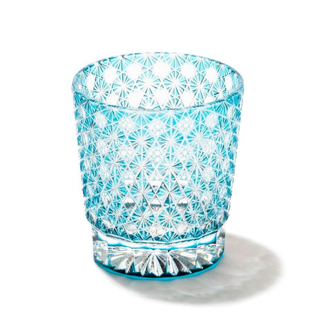 Crystal Edo kiriko glass Green -Omotenashi Square