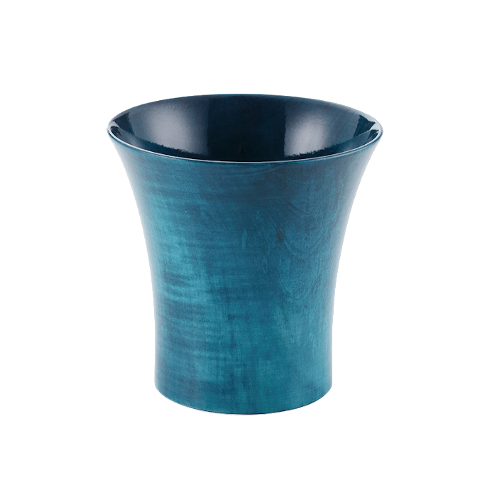 Colorful Japanese lacquer cups Blue -Omotenashi Square