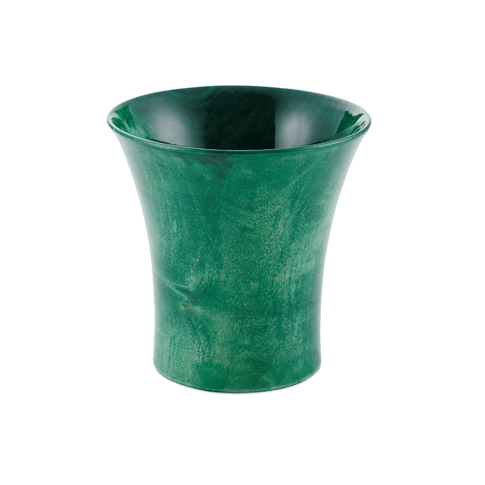 Colorful Japanese lacquer cups Green -Omotenashi Square