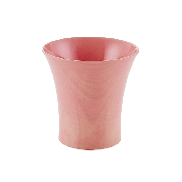 Colorful Japanese lacquer cups Pink -Omotenashi Square