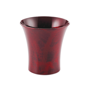 Colorful Japanese lacquer cups Red -Omotenashi Square