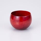 Colorful Japanese Small Lacquer Teacup Red-Omotenashi Square