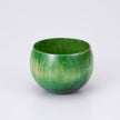 Colorful Japanese Small Lacquer Teacup Green -Omotenashi Square