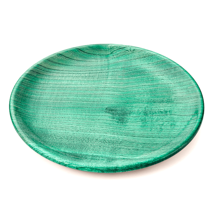 Colorful Japanese Lacquer Side Plates Green -Omotenashi Square