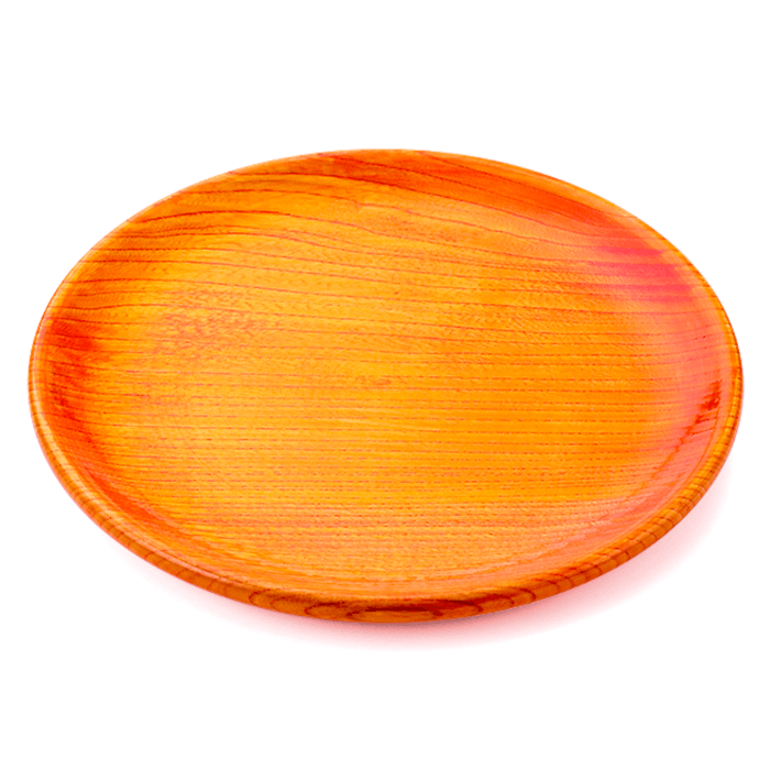 Colorful Japanese Lacquer Side Plates Orange -Omotenashi Square