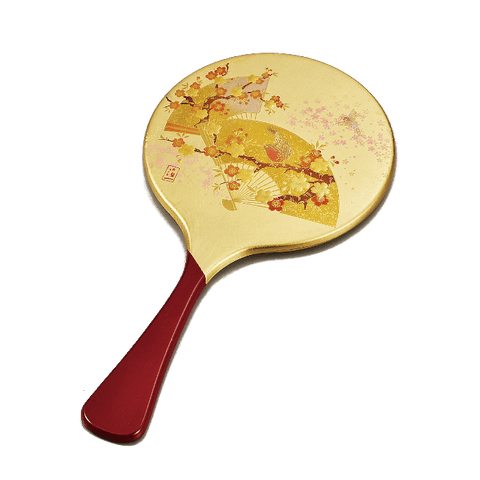 Japanese Handheld mirror Gold-Omotenashi Square