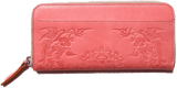 Long leather wallet with SHO-SO-IN pattern ASAGASUMI 2668 Omotenashi Square, LLC pink 