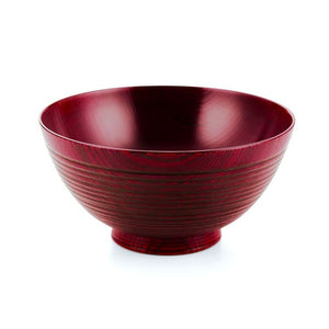 Japanese Lacquer Donburi Bowl Red -Omotenashi Square