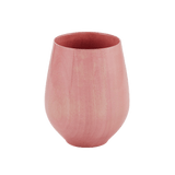 Round-Shape Japanese Lacquer cups Pink -Omotenashi Square